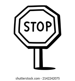 Atop board editable hand drawn vector design 

