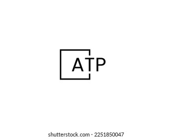 ATP Letter Initial Logo Design Vector Illustration