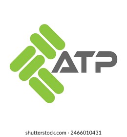 ATP letter logo vector design, ATP simple and modern logo. ATP luxurious alphabet design