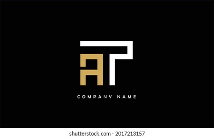 ATP, PTA Alphabets Letters Logo Monogram