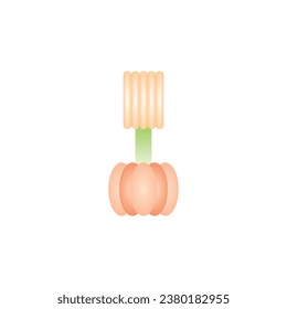 ATP Synthase Structure Scientific Design. Vector Illustration.