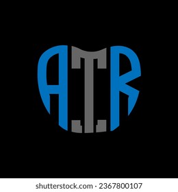 ATR letter logo creative design. ATR unique design.
