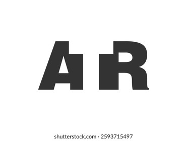 ATR logo design. Initial letter A T R bold font style for tech startups, consulting, corporate branding. Creative company name, headlines typography identity, trendy logotype. Vector illustration.