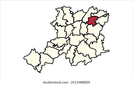 Mapa de Atri Gaya, Distrito de Gaya, Estado de Bihar, República de la India, Gobierno de Bihar, territorio indio, India oriental, política, aldea, turismo
