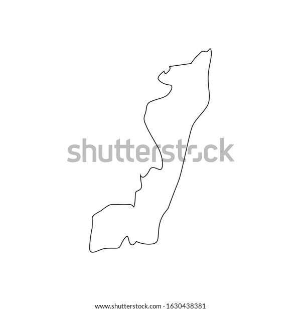 Atsinanana Region Map Madagascar Country Stock Vector (Royalty Free ...