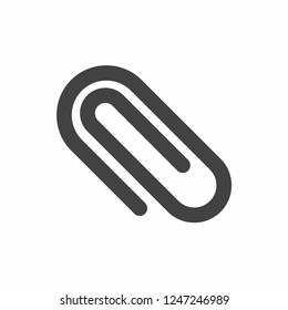 Attach, attachment, clip icon vector