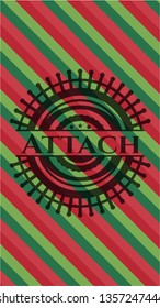 Attach christmas style badge..