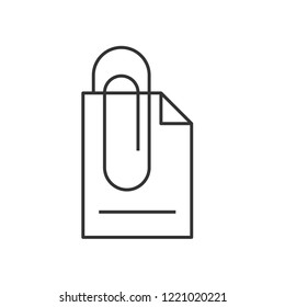 Attach document icon