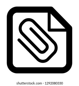 attach file document sheet clip paper page document 