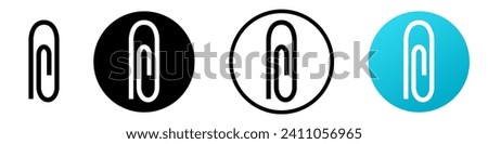 attach icon. File clip symbol