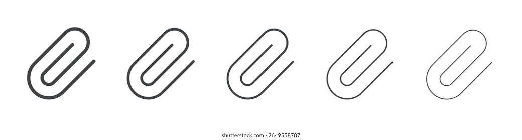 Anexar ícone plano simples esboço logotipo