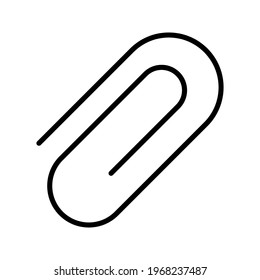 attach icon vector. attach sign. attach icon for web and app. vector illustration color editable