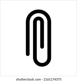 attach icon vector. attach sign. attach icon for web and app. vector illustration on white background eps 10