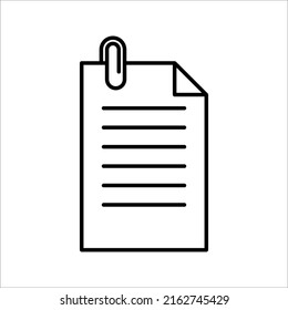 attach icon vector. attach sign. attach icon for web and app. vector illustration on white background eps 10
