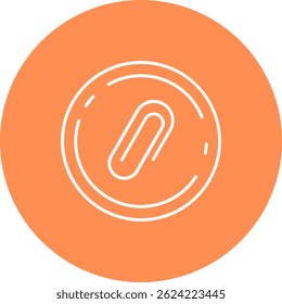 Anexar design de ícone de vetor de linha