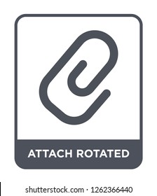 attach rotated icon vector on white background, attach rotated trendy filled icons from Ultimate glyphicons collection, attach rotated simple element illustration