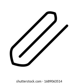 attach vector flat color icon 