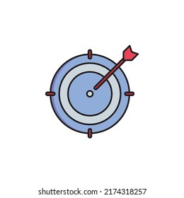 diseño de estilo de esquema relleno de icono de archivo adjunto. ilustración vectorial de icono de archivo adjunto. aislado en fondo blanco