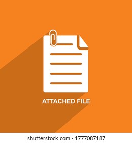 attached file icon,business icon vector