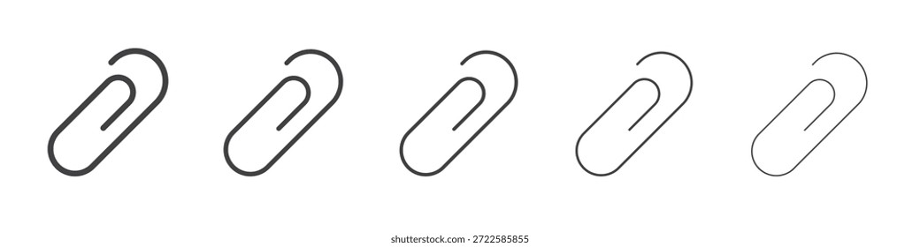 Anexar design de ícone de clipe, logotipo, aplicativo, IU. Ilustração vetorial, EPS