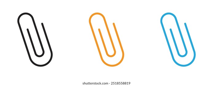 Video-Clip-Symbol Dünne Linie Illustration Set