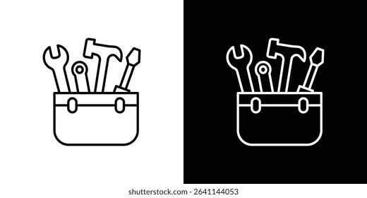 Attachment clip icon vector simple element illustration editable