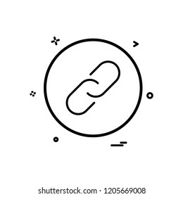 Attachment clip page paper icon vector design