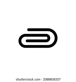 Attachment Email Icon Folder line style 