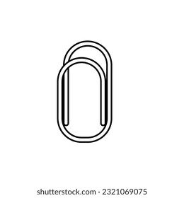 Attachment Icon. Attach, Paper Clip Symbol.
