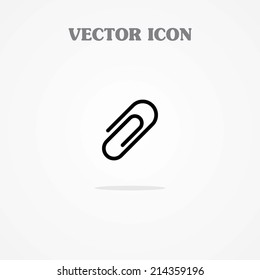 Attachment Icon. Paperclip 