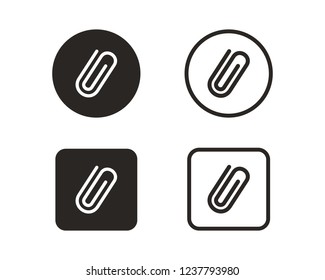 Attachment icon sign symbol