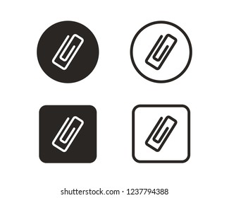 Attachment icon sign symbol