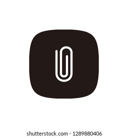 Attachment icon sign symbol