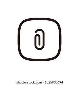 Attachment icon sign symbol