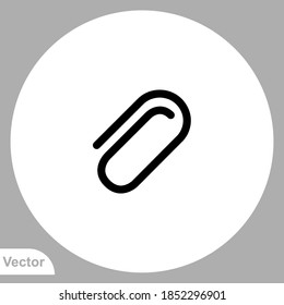 Attachment icon sign vector,Symbol, logo illustration for web and mobile