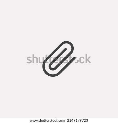 Attachment icon sign vector,Symbol, logo illustration for web and mobile