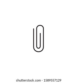 Attachment icon symbol vector illustration