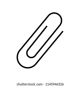 Attachment icon vector icon. Simple element illustration. Attachment symbol design. Can be used for web and mobile.