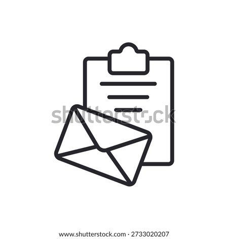 attachment icons outline and Flat Style,transparent background
