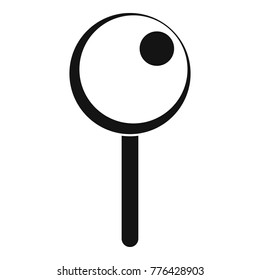Attachment pin icon. Simple illustration of attachment pinvector icon for web