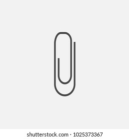 attachment pin vector icon paper clip for businesses and education