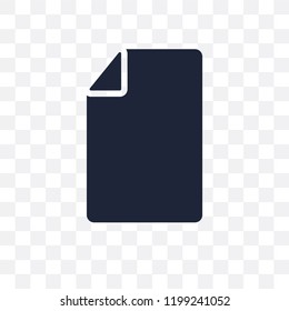 Attachment transparent icon. Attachment symbol design from Web navigation collection. Simple element vector illustration on transparent background.