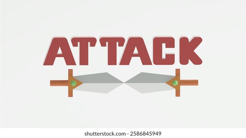 Attack 3d with dual sword and white background 
material : wall paint, steel, wood, grass color