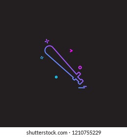 attack battle fight kill sword icon vector design