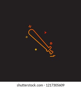 attack battle fight kill sword icon vector design