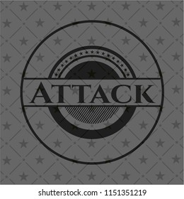 Attack black emblem