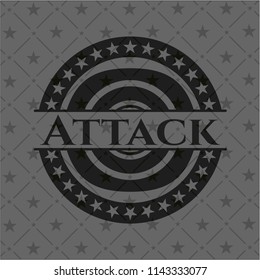 Attack dark icon or emblem