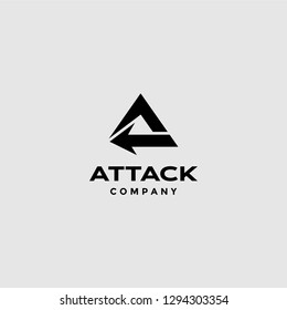 Attack Logo
Letter A + Arrows