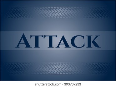 Attack poster or card