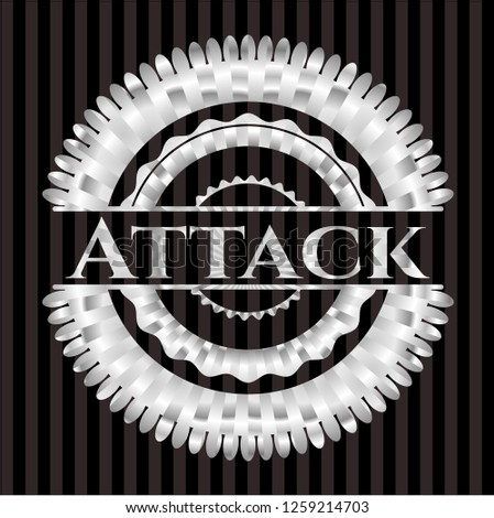 Attack silvery shiny emblem